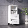 Weißes Sideboard Mariet 34,5x34x90cm (Holz)