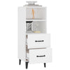 Weißes Sideboard Mariet 34,5x34x90cm (Holz)