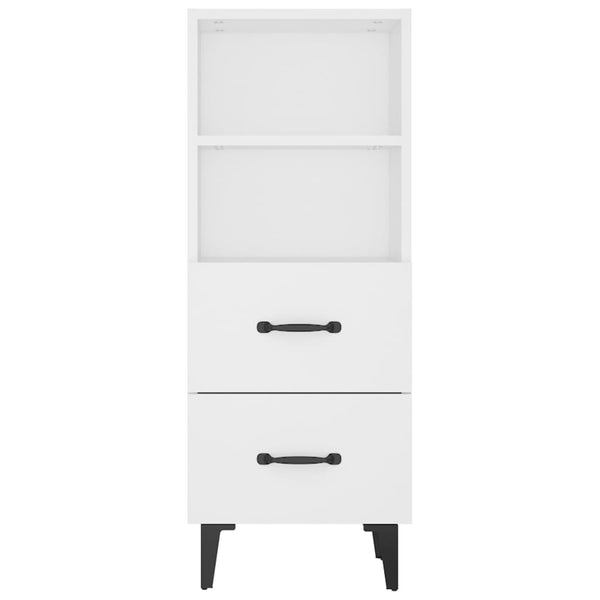 Weißes Sideboard Mariet 34,5x34x90cm (Holz)