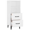 Weißes Sideboard Mariet 34,5x34x90cm (Holz)