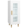 Weißes Sideboard Nemenia 34,5x34x90cm (Holz)