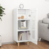 Weißes Sideboard Nemenia 34,5x34x90cm (Holz)