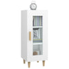 Weißes Sideboard Nemenia 34,5x34x90cm (Holz)