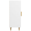 Weißes Sideboard Nemenia 34,5x34x90cm (Holz)