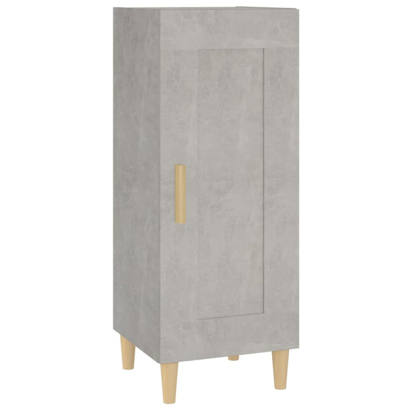 Betongraues Sideboard Kandy 34,5x34x90cm (Holz)