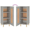 Betongraues Sideboard Kandy 34,5x34x90cm (Holz)