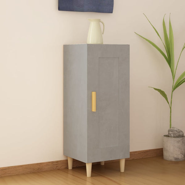 Betongraues Sideboard Kandy 34,5x34x90cm (Holz)