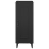Schwarzer Konsolentisch Eberhardt 34,5x34x90cm (Holz)
