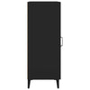 Schwarzer Konsolentisch Eberhardt 34,5x34x90cm (Holz)
