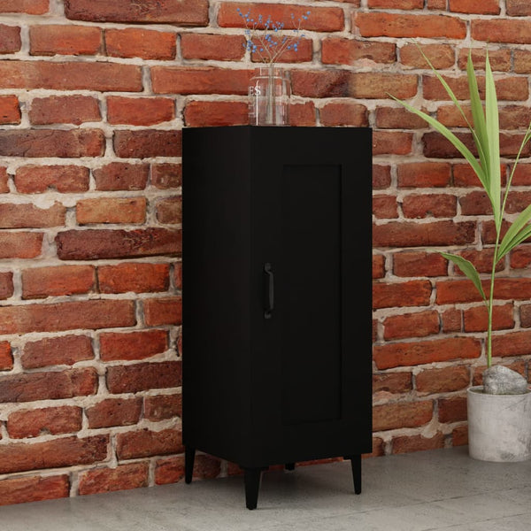 Schwarzer Konsolentisch Eberhardt 34,5x34x90cm (Holz)