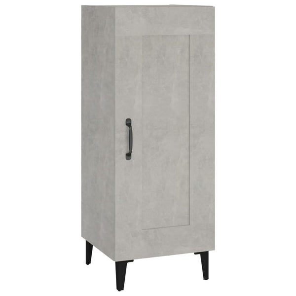 Sideboard Eberhardt in Betongrau 34,5x34x90cm (Holz)