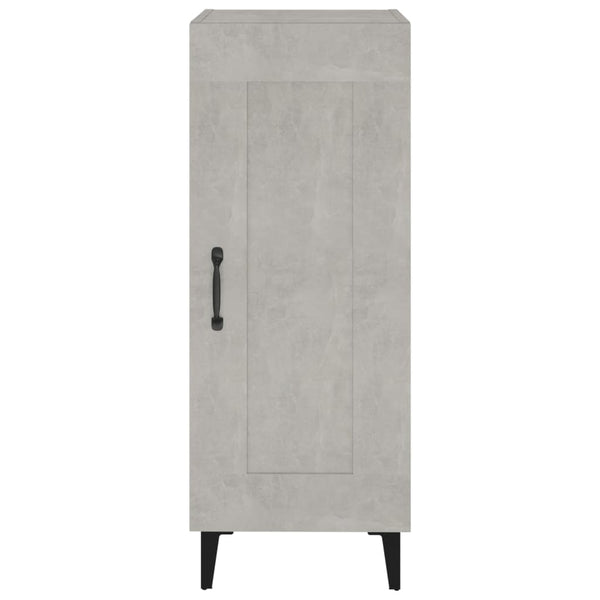 Sideboard Eberhardt in Betongrau 34,5x34x90cm (Holz)