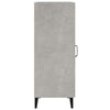 Sideboard Eberhardt in Betongrau 34,5x34x90cm (Holz)