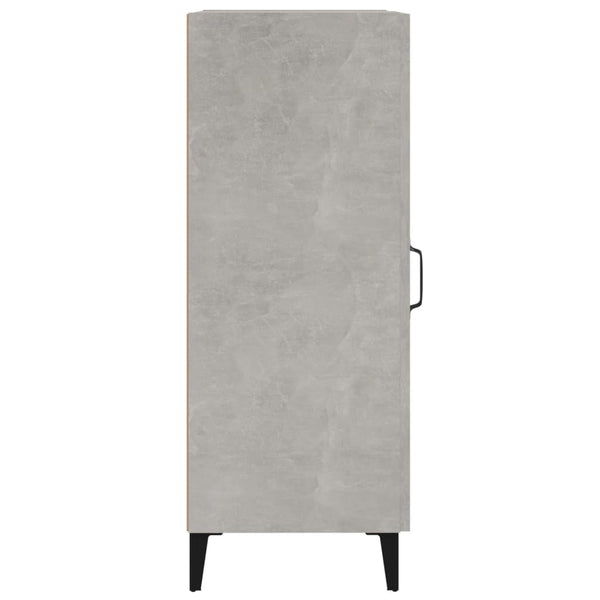Sideboard Eberhardt in Betongrau 34,5x34x90cm (Holz)