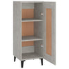 Sideboard Eberhardt in Betongrau 34,5x34x90cm (Holz)