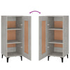 Sideboard Eberhardt in Betongrau 34,5x34x90cm (Holz)