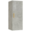 Wandschrank Betongrau Tenciuc 34,5x34x90cm (Holz)