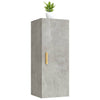 Wandschrank Betongrau Tenciuc 34,5x34x90cm (Holz)