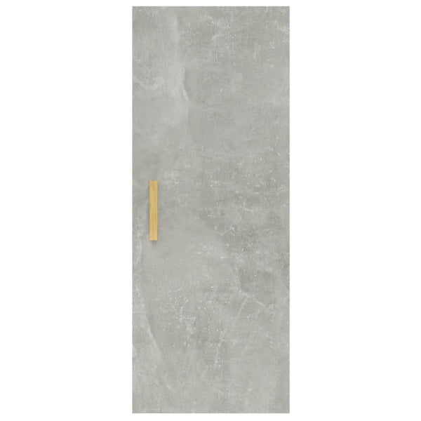Wandschrank Betongrau Tenciuc 34,5x34x90cm (Holz)