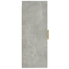 Wandschrank Betongrau Tenciuc 34,5x34x90cm (Holz)