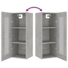 Betongrauer Hängeschrank Fur 34,5x34x90cm