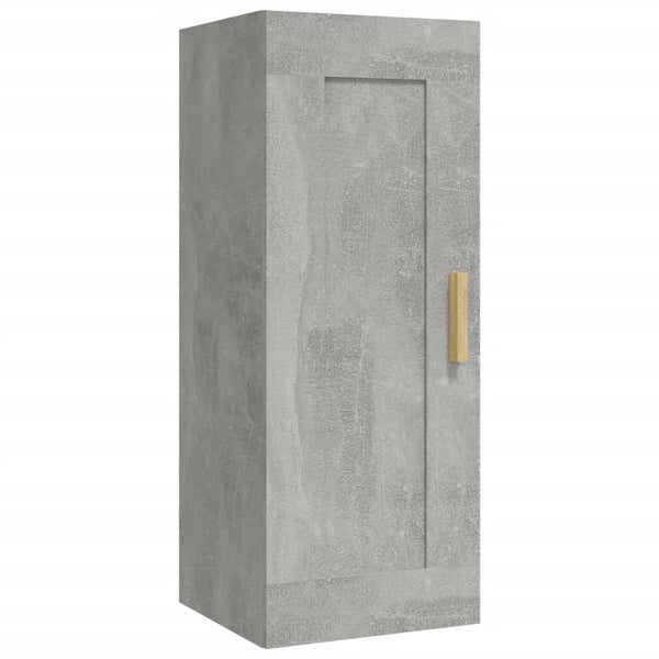 Wandschrank Domnaru 35x34x90cm aus Beton (Holz)