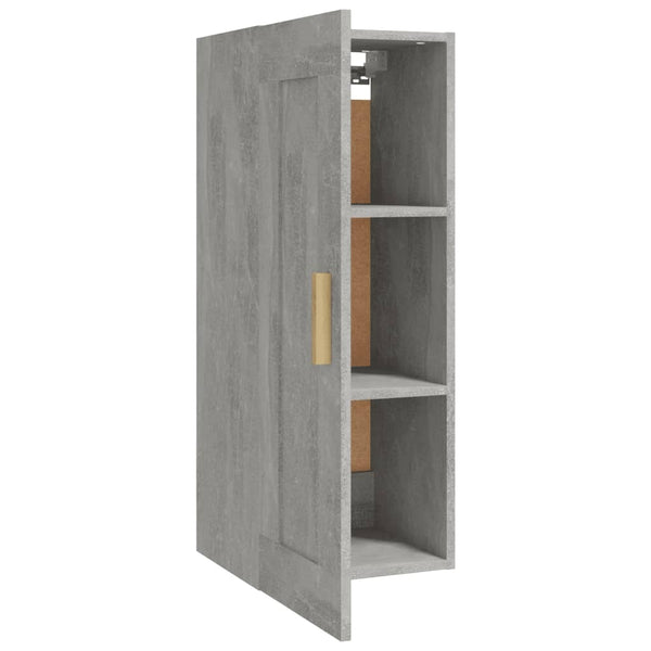 Wandschrank Domnaru 35x34x90cm aus Beton (Holz)