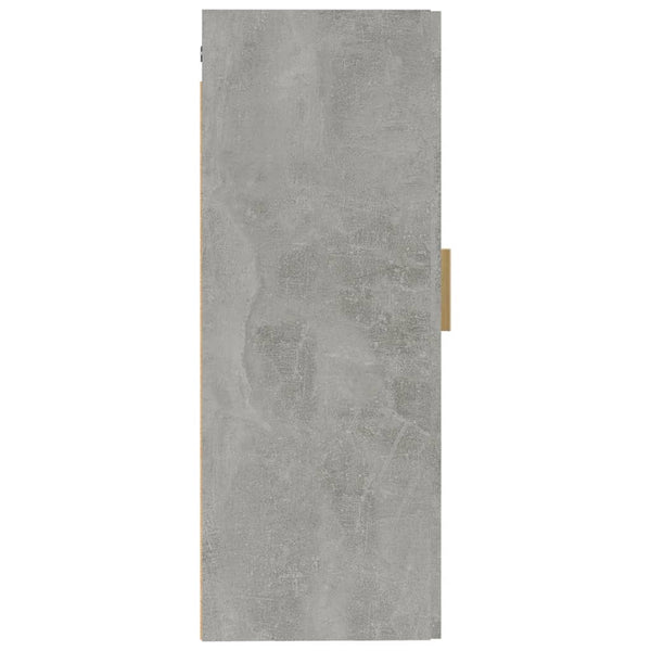Wandschrank Domnaru 35x34x90cm aus Beton (Holz)