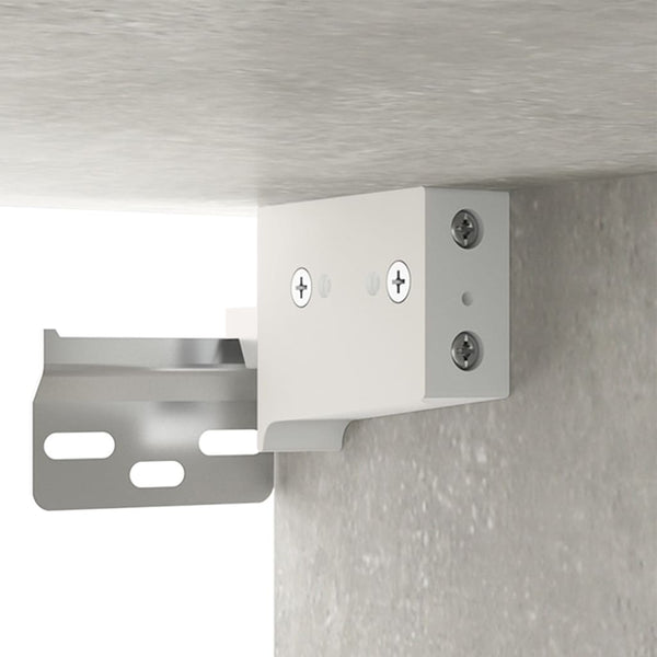 Wandschrank Domnaru 35x34x90cm aus Beton (Holz)