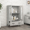 Betongrauer Schrank Rodinceanu 70x31x115cm (Holz)