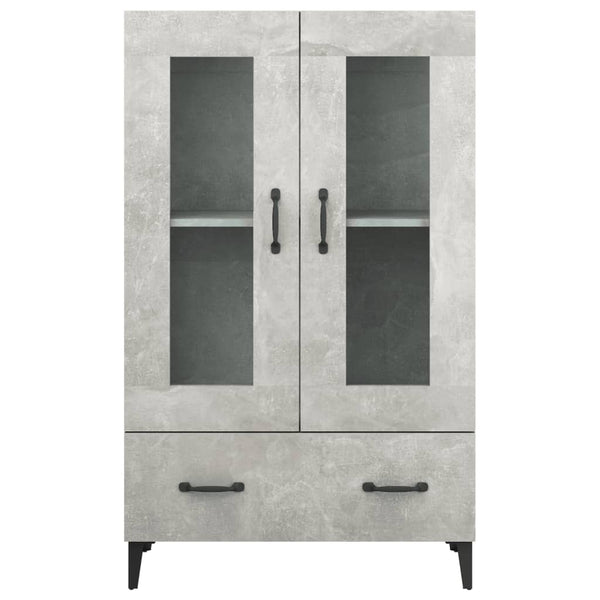 Betongrauer Schrank Rodinceanu 70x31x115cm (Holz)
