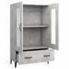 Betongrauer Schrank Rodinceanu 70x31x115cm (Holz)