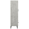 Betongrauer Schrank Rodinceanu 70x31x115cm (Holz)