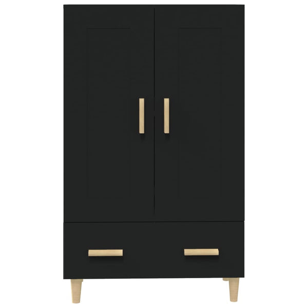 Schwarzer Schrank Boboc 70x31x115cm (Holz)