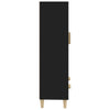 Schwarzer Schrank Boboc 70x31x115cm (Holz)