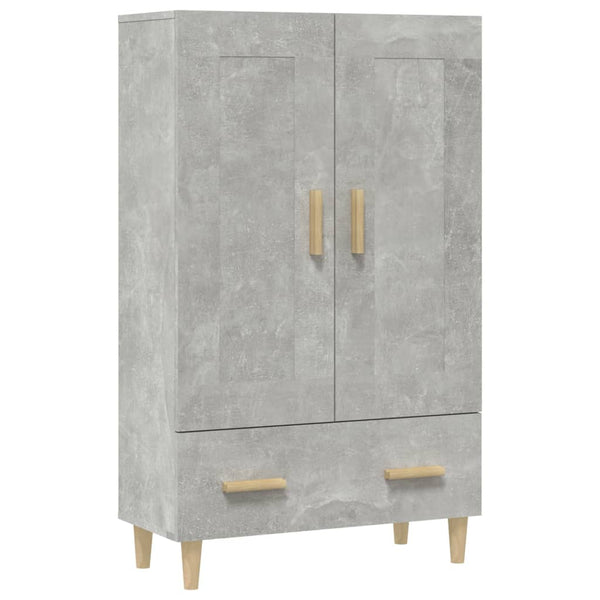 Betongrauer Schrank Boboc 70x31x115cm (Holz)