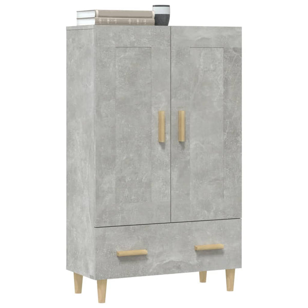 Betongrauer Schrank Boboc 70x31x115cm (Holz)