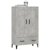 Betongrauer Schrank Emilie 70x31x115cm (Holz)