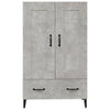 Betongrauer Schrank Emilie 70x31x115cm (Holz)