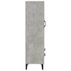 Betongrauer Schrank Emilie 70x31x115cm (Holz)