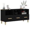 Schwarzes TV-Möbel Vardala 102x36x50cm (Holz)