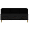 Schwarzes TV-Möbel Vardala 102x36x50cm (Holz)