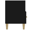 Schwarzes TV-Möbel Vardala 102x36x50cm (Holz)