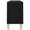 Schwarzes TV-Möbel Eustinel 150x30x50cm (Holz)