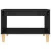 Schwarzer Couchtisch Slagiana 60x50x40cm (Holz)