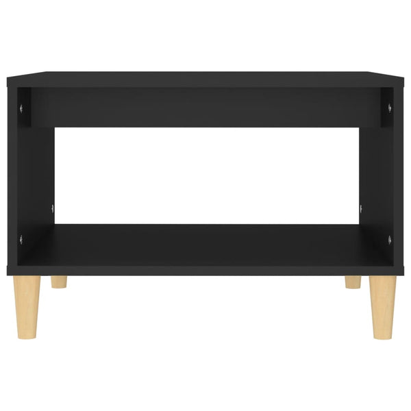 Schwarzer Couchtisch Slagiana 60x50x40cm (Holz)
