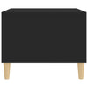Schwarzer Couchtisch Slagiana 60x50x40cm (Holz)