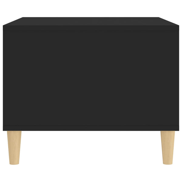 Schwarzer Couchtisch Slagiana 60x50x40cm (Holz)