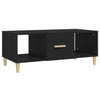 Schwarzer Couchtisch Jura 102x50x40cm (Holz)