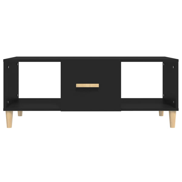 Schwarzer Couchtisch Jura 102x50x40cm (Holz)